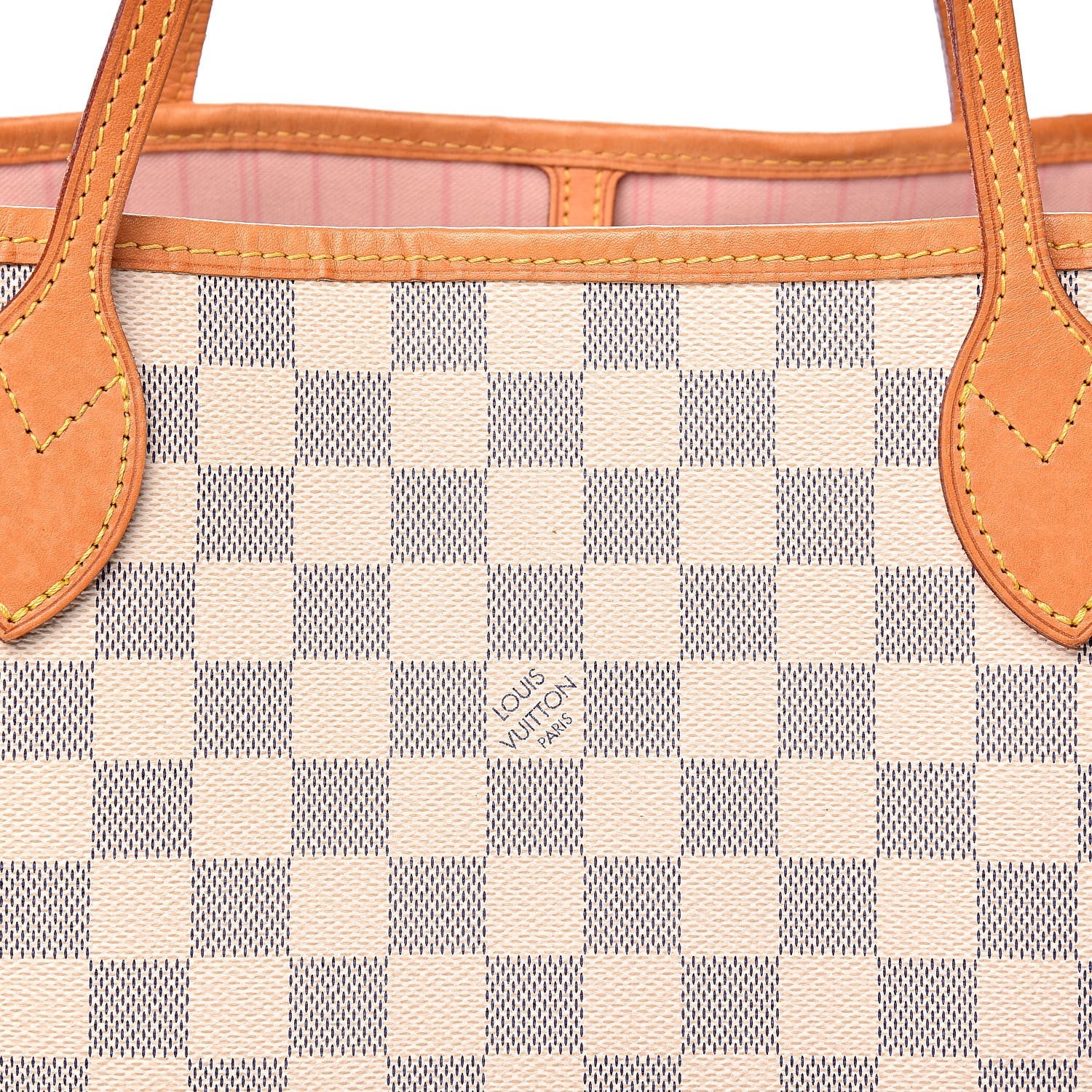 Louis Vuitton Damier Azur Neo Neverfull MM Rose Ballerine 16 of 17