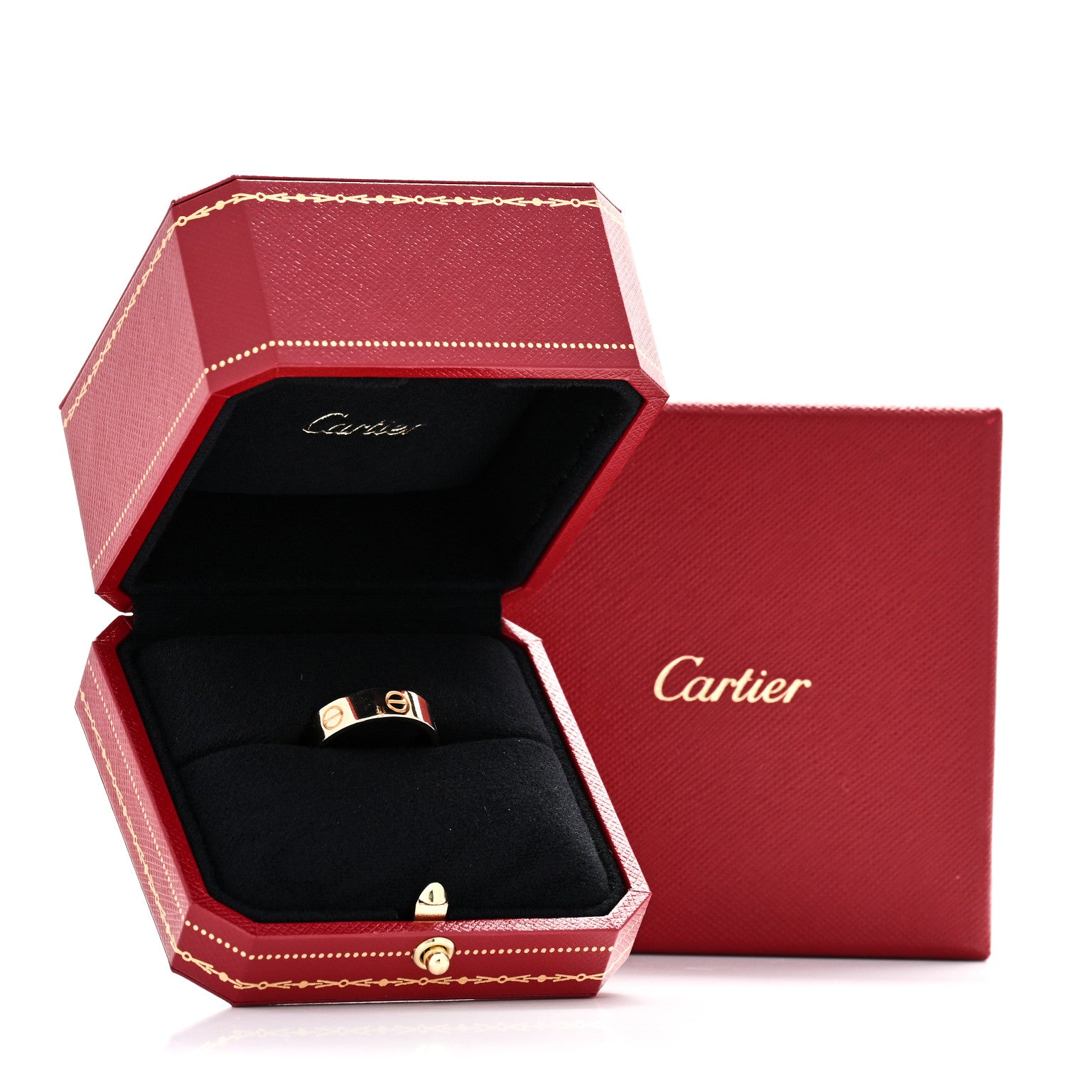 Cartier 18K Yellow Gold 5.5mm LOVE Ring 56 7.75 5 of 5