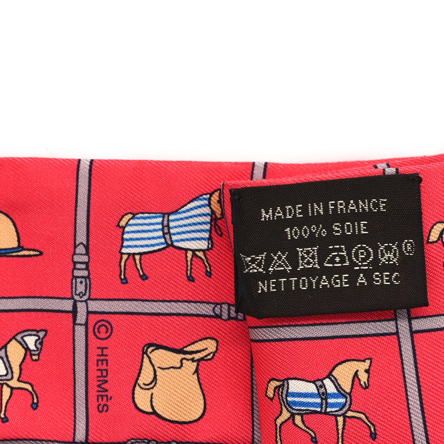 Hermes Silk Couvertures Et Tenues Twilly Grenadine Camel Bleu 3 of 3