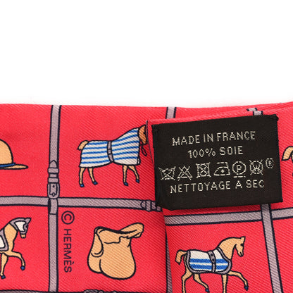 Hermes Silk Couvertures Et Tenues Twilly Grenadine Camel Bleu 3 of 3