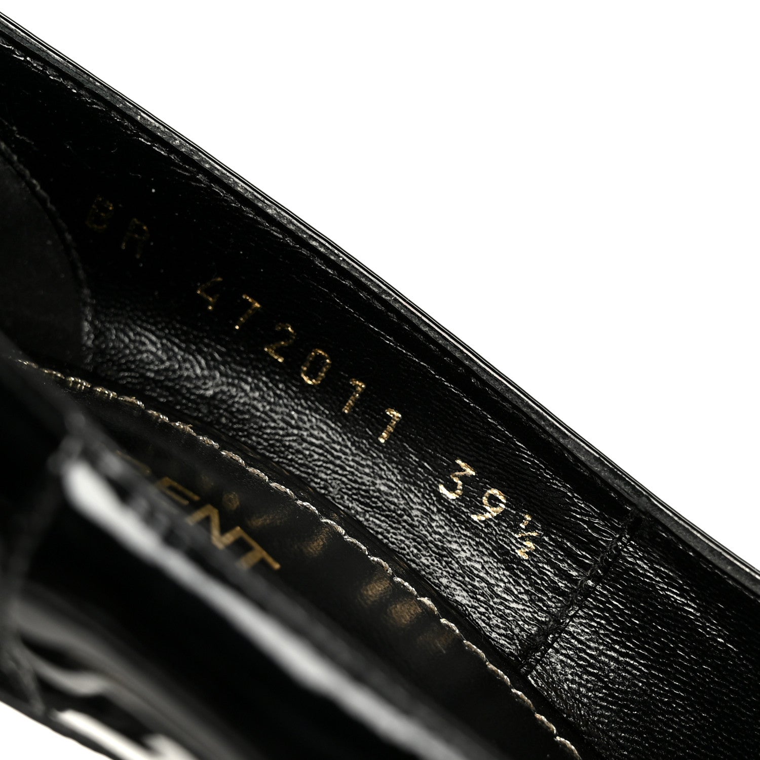 Saint Laurent Patent Calfskin Opyum 110 Pumps 39.5 Black 9 of 10