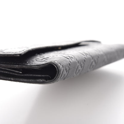 Gucci Guccissima Continental Flap Wallet Black 11 of 12
