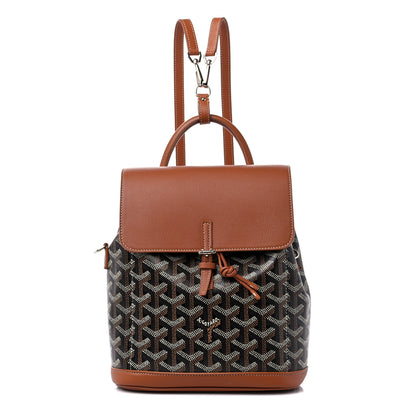Goyard Goyardine Calfskin Mini Alpin Backpack Black Gold 1 of 9