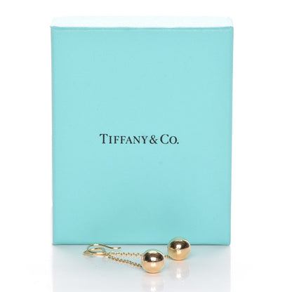 Tiffany 18K Yellow Gold 10mm HardWear Ball Hook Drop Earrings 5 of 5