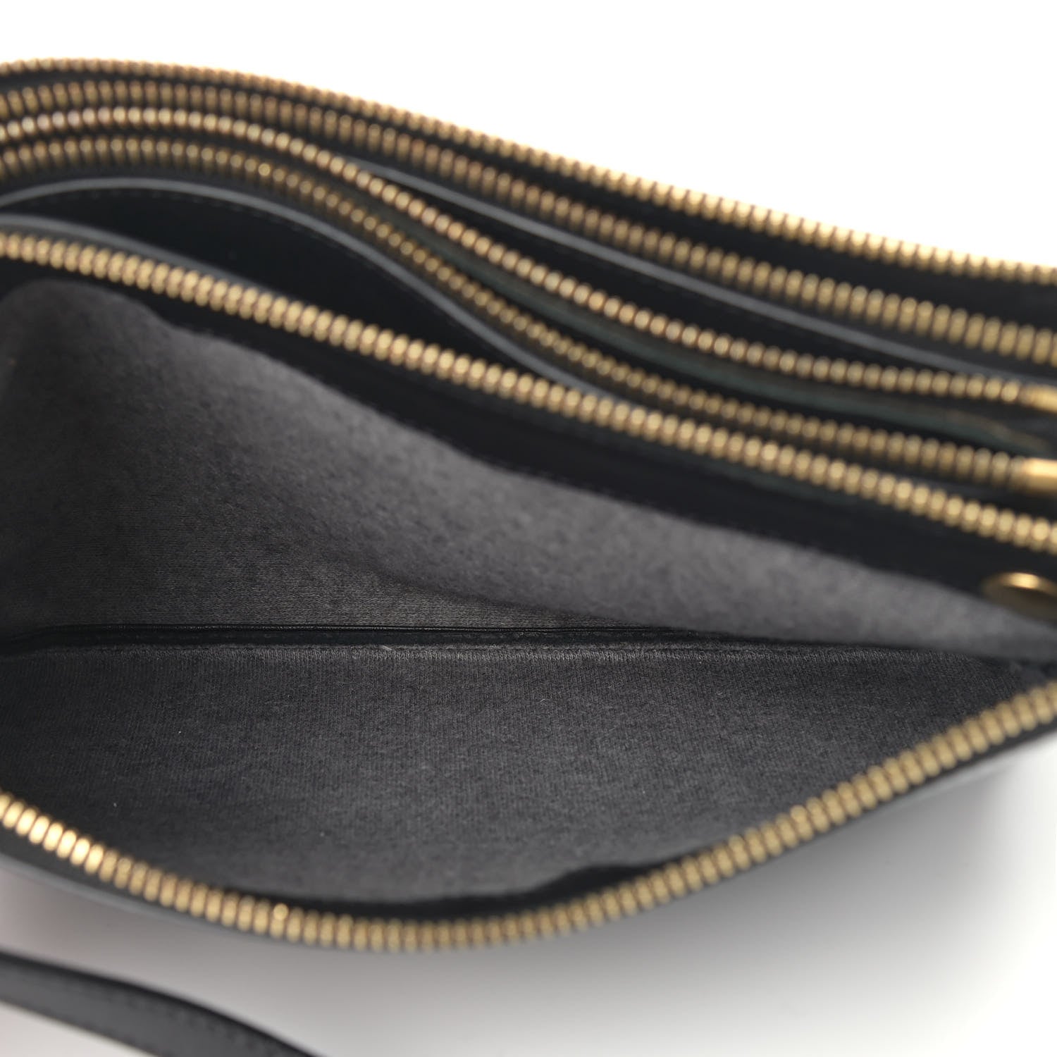 Celine Lambskin Large Trio Crossbody Bag Black 11 of 15