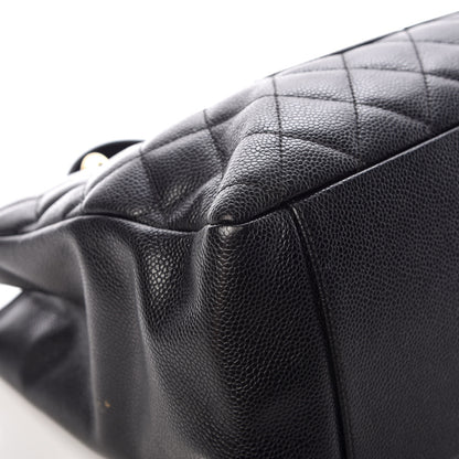 Chanel Caviar Quilted Grand Shopping Tote GST Black 9 of 16