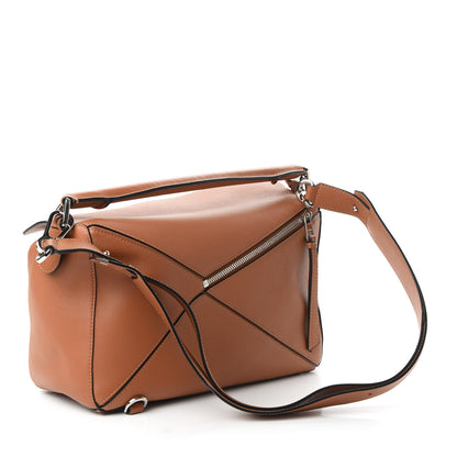Loewe Calfskin Medium Puzzle Bag Tan 3 of 9