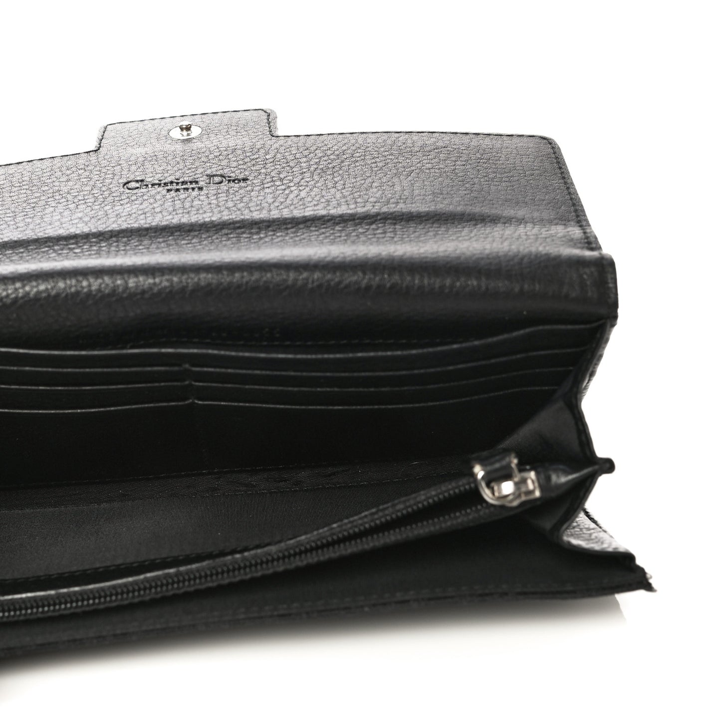 Monogram Flap Wallet Black