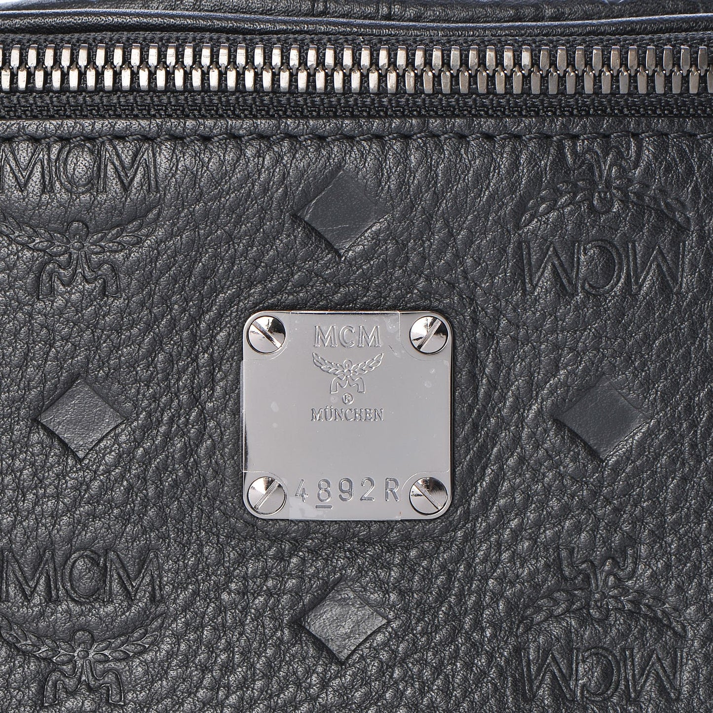 Calfskin Ottomar Monogram Belt Bag Black