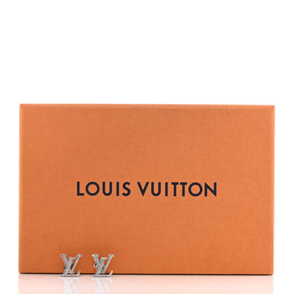 Louis Vuitton Crystal LV Iconic Earrings Silver 6 of 6