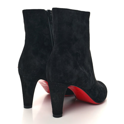 Christian Louboutin Veau Velours Top 70 Ankle Boots 36.5 Black 4 of 7