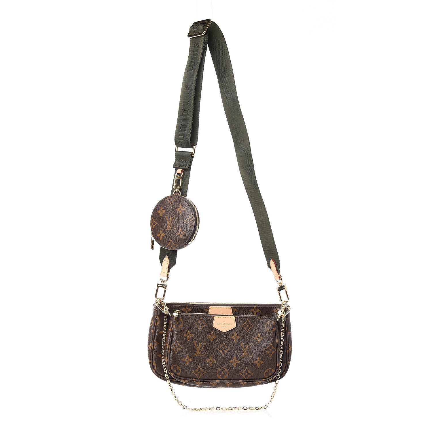 Louis Vuitton Monogram Multi Pochette Accessories Kaki 1 of 11