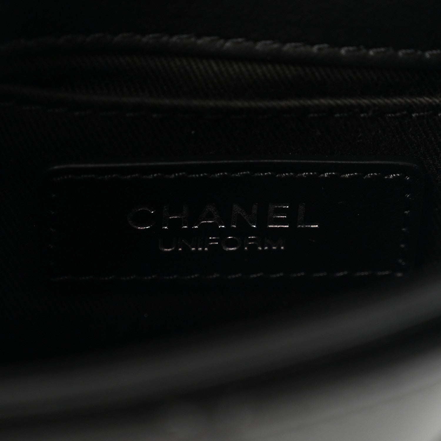 Chanel Calfskin Quilted CC Uniform Flap Belt Bag Black 6 of 11