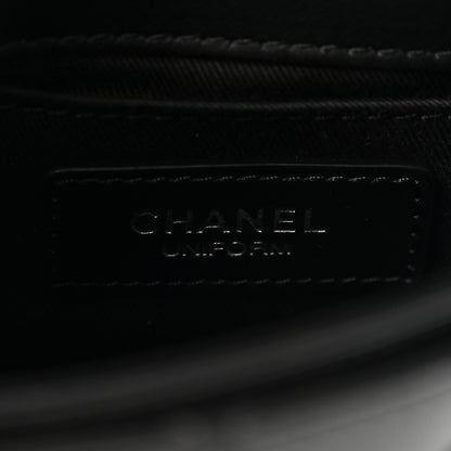 Chanel Calfskin Quilted CC Uniform Flap Belt Bag Black 6 of 11