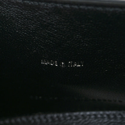 Balenciaga Shiny Calfskin Crocodile Embossed Hourglass Top Handle Bag XS Gunmetal 6 of 9