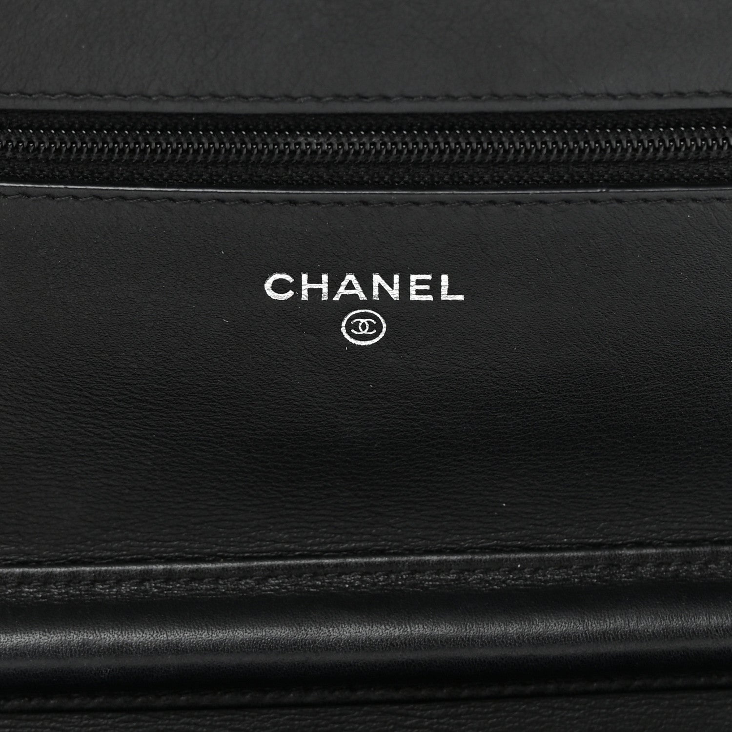 Chanel Caviar Timeless CC Wallet On Chain WOC Black 6 of 20