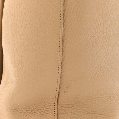 The Row Grained Calfskin Avery Flap Messenger Bag Beige 12 of 14