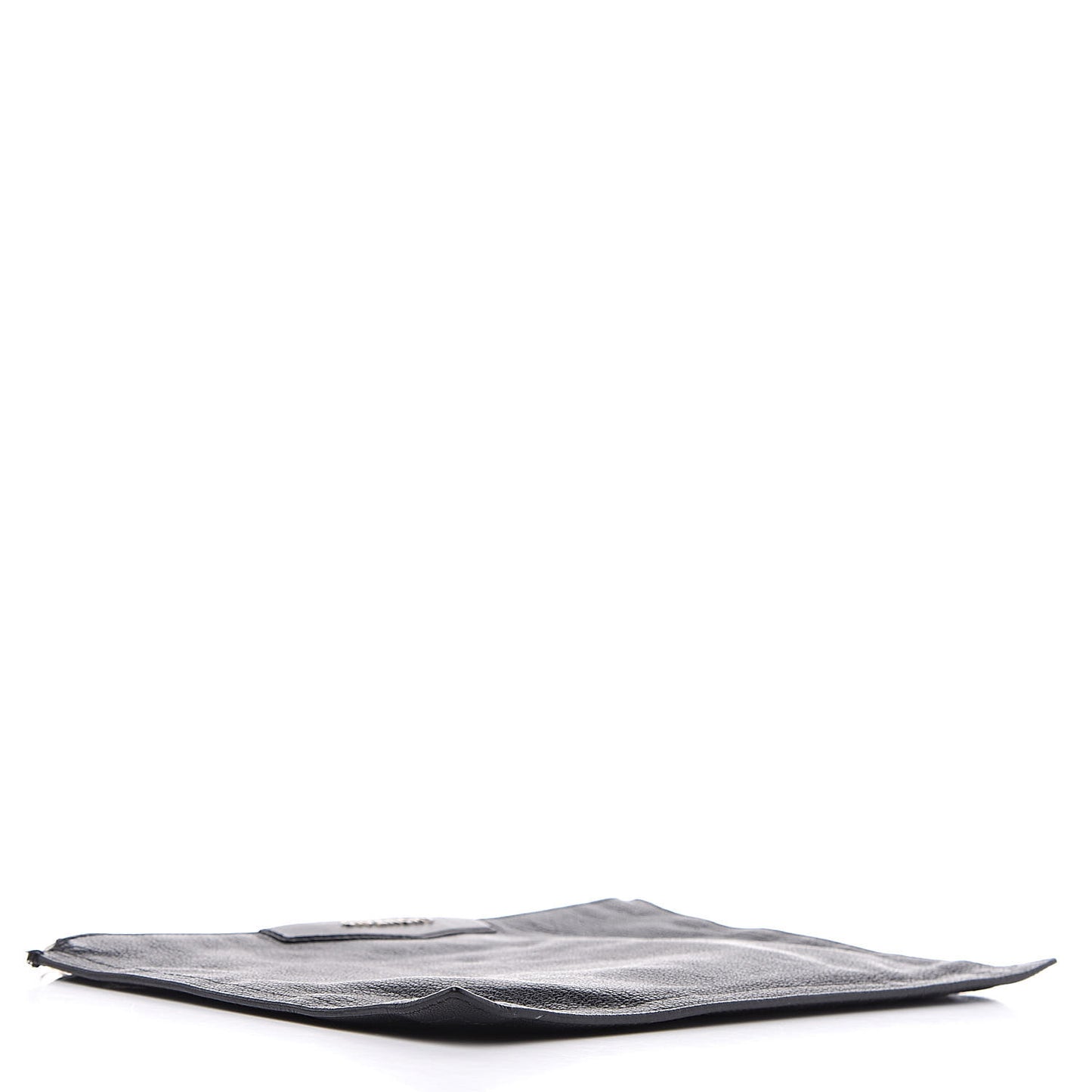 Sugar Goatskin Medium Antigona Pouch Black
