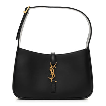 Saint Laurent Smooth Calfskin Le 5 A 7 Hobo Black 1 of 8