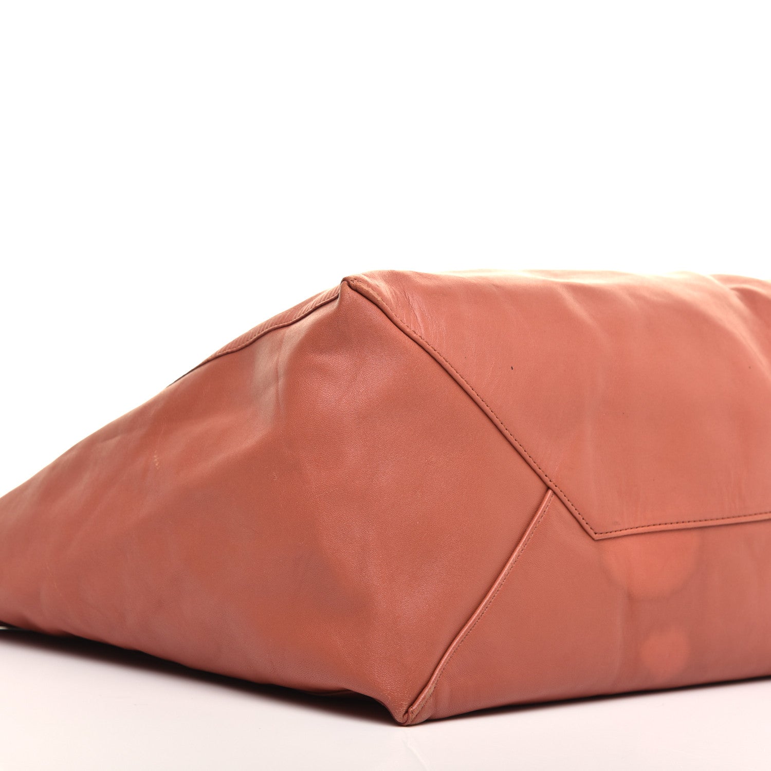 Celine Lambskin Horizontal Cabas Sienna 7 of 10