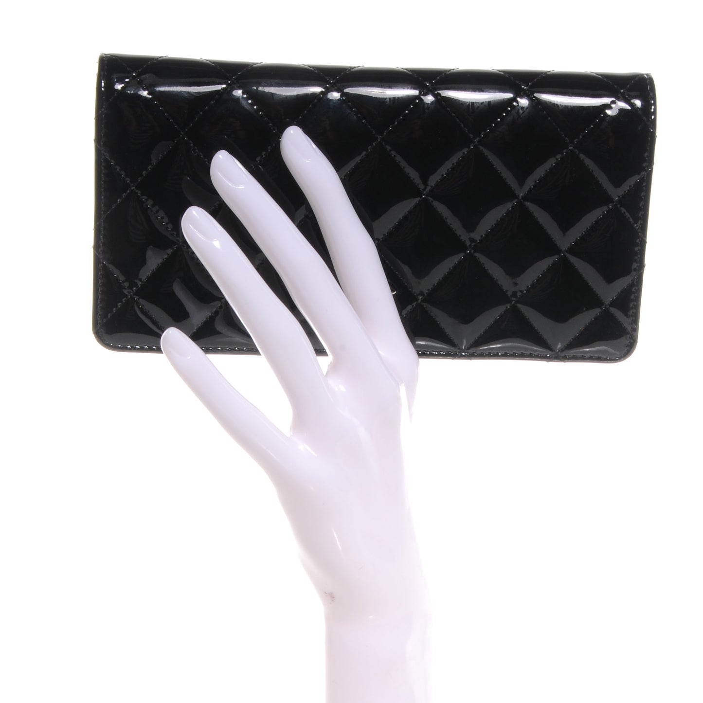 Patent Yen Wallet Black
