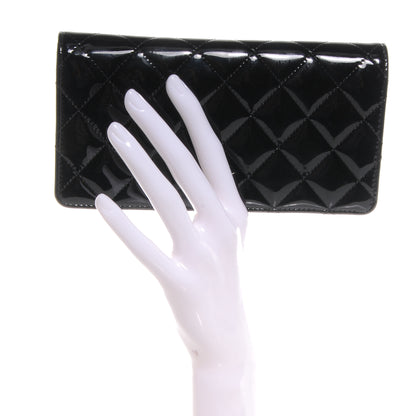 Chanel Patent Yen Wallet Black 2 of 8