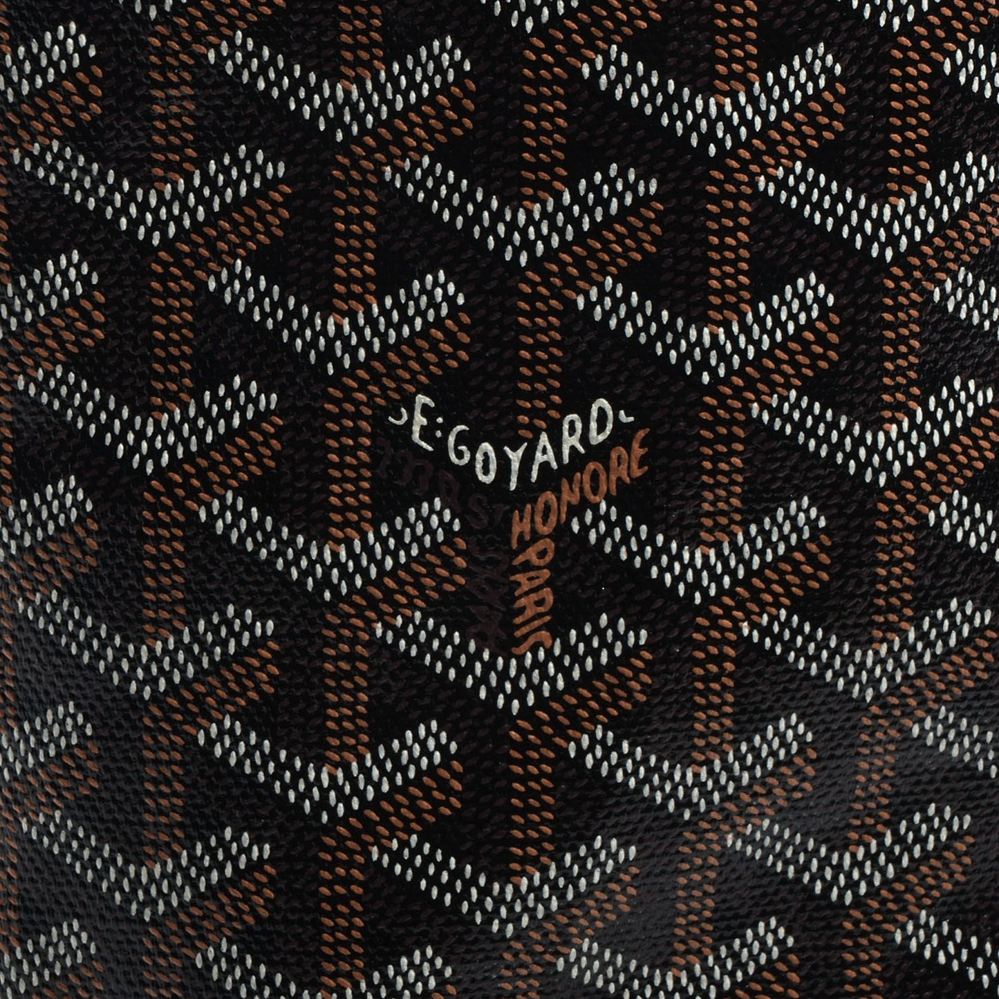 Goyardine Saint Louis PM Black Gold