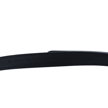 Gucci Calfskin Logo Chain Belt 70 28 Black 3 of 3