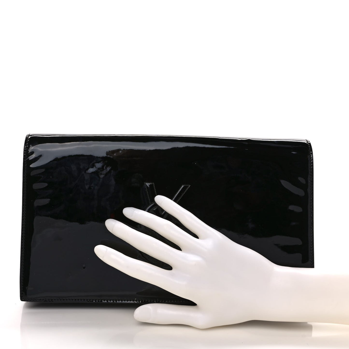 Patent Monogram Large Belle De Jour Clutch Black