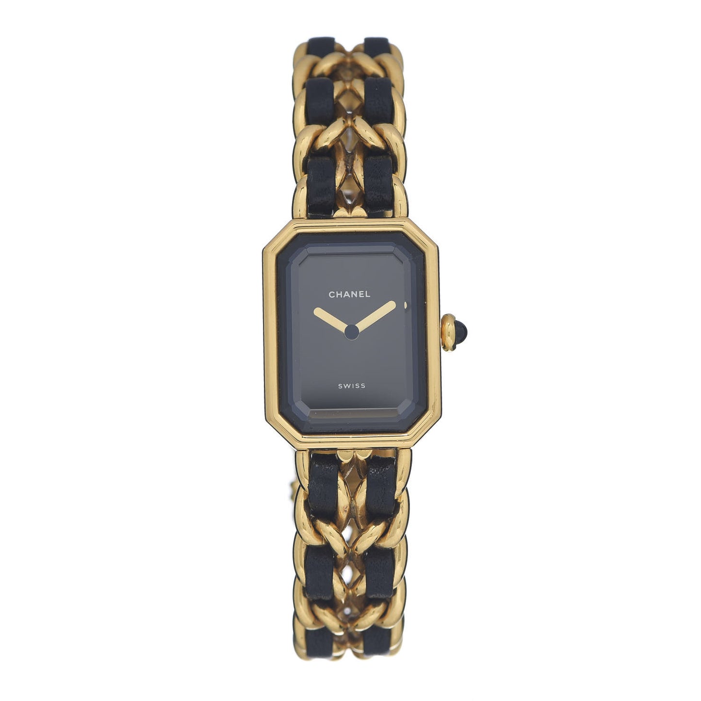 Stainless Steel Lambskin 20mm Chain Premiere Quartz Watch Gold L