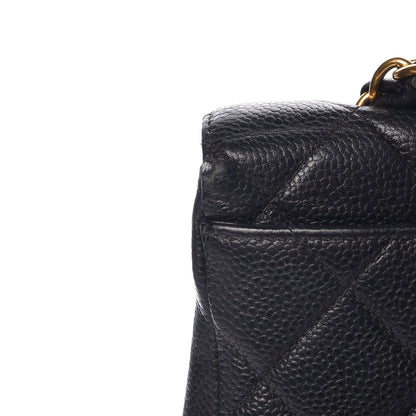 Chanel Caviar Quilted Jumbo Single Flap Black 9 of 14