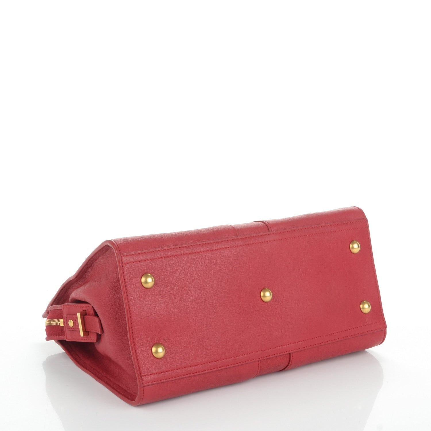Saint Laurent Sheepskin Small Cabas ChYc Rouge Orient 4 of 7
