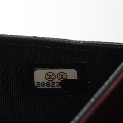 Chanel Caviar Quilted Flap Card Holder Black 7 of 8