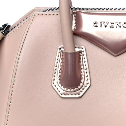 Givenchy Metallic Calfskin Mini Antigona Light Pink 16 of 19