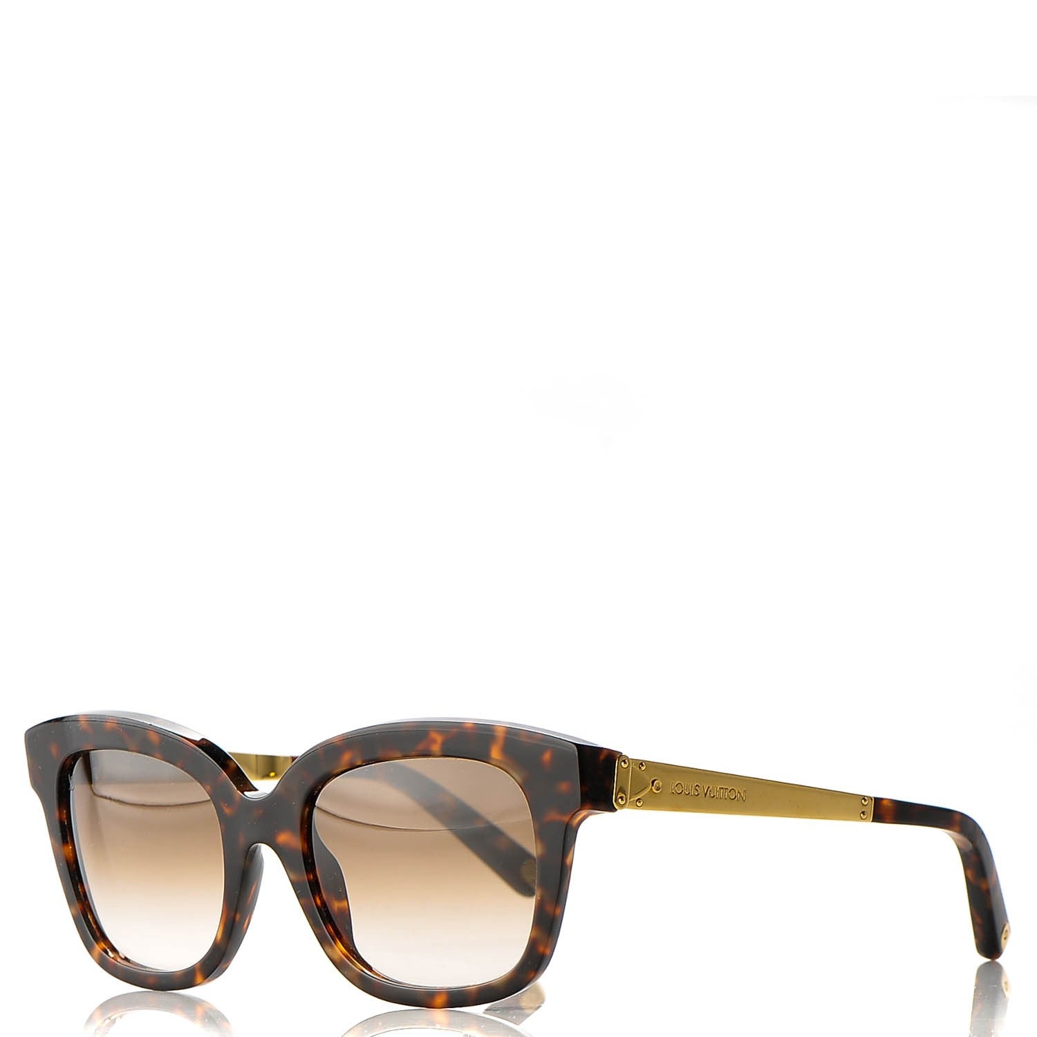 Louis Vuitton Audrey Sunglasses Z0765W Dark Tortoise 1 of 7