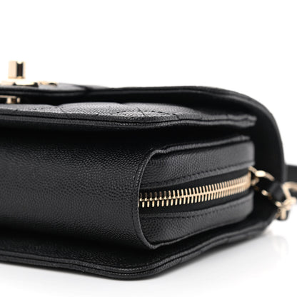 Chanel Caviar Quilted Like A Wallet Flap Black 9 of 10