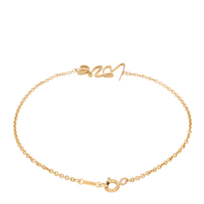 Tiffany 18K Yellow Gold Paloma Picasso Graffiti Love Bracelet 2 of 3