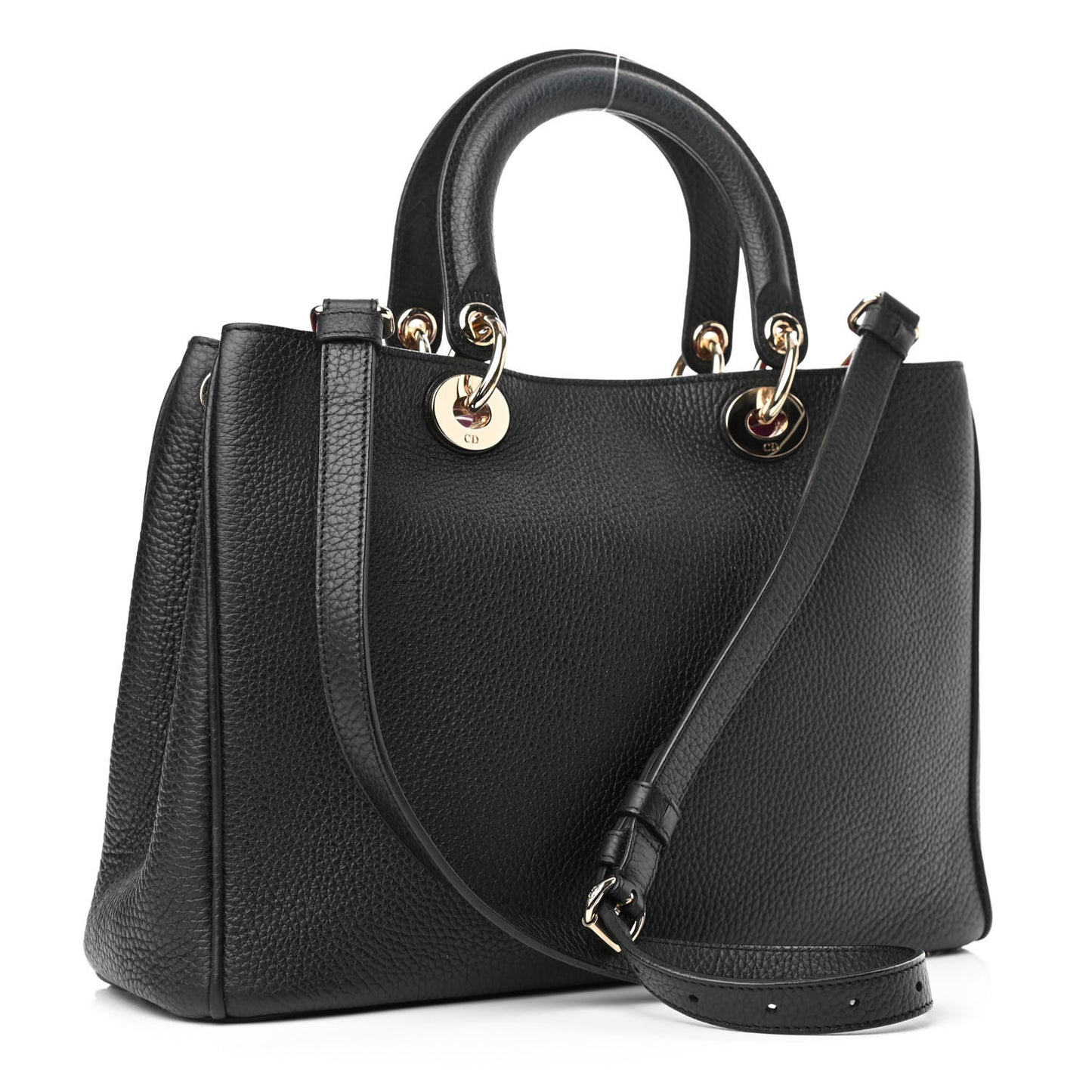 Bullcalf Medium Diorissimo Tote Black Rose Indien