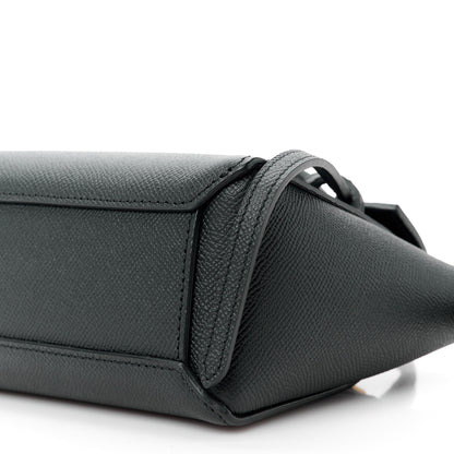 Celine Grained Calfskin Pico Belt Bag Black 9 of 11