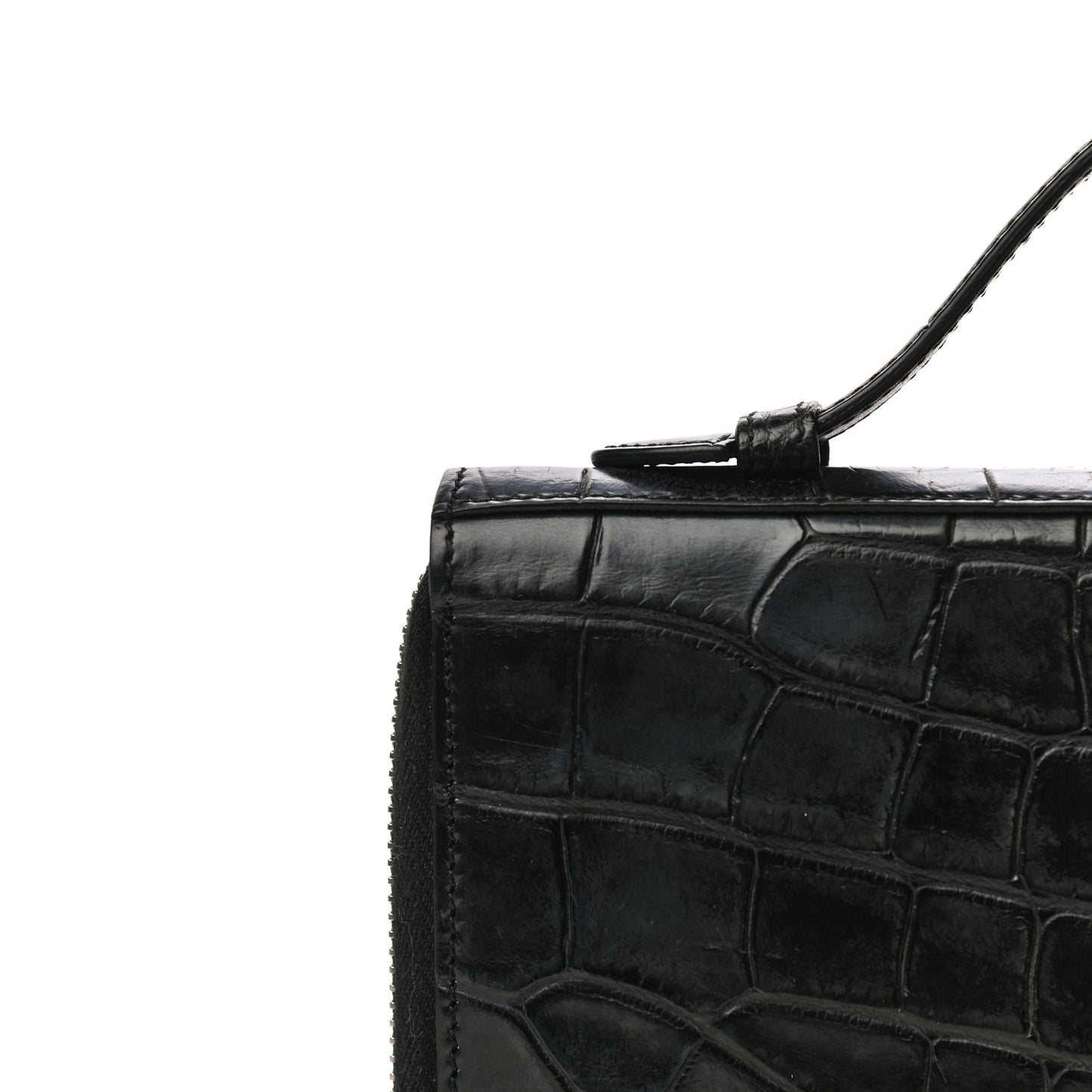 Crocodile Travel Document Case Black