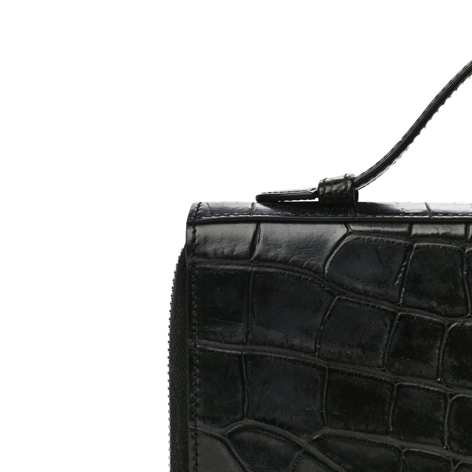 Gucci Crocodile Travel Document Case Black 14 of 21