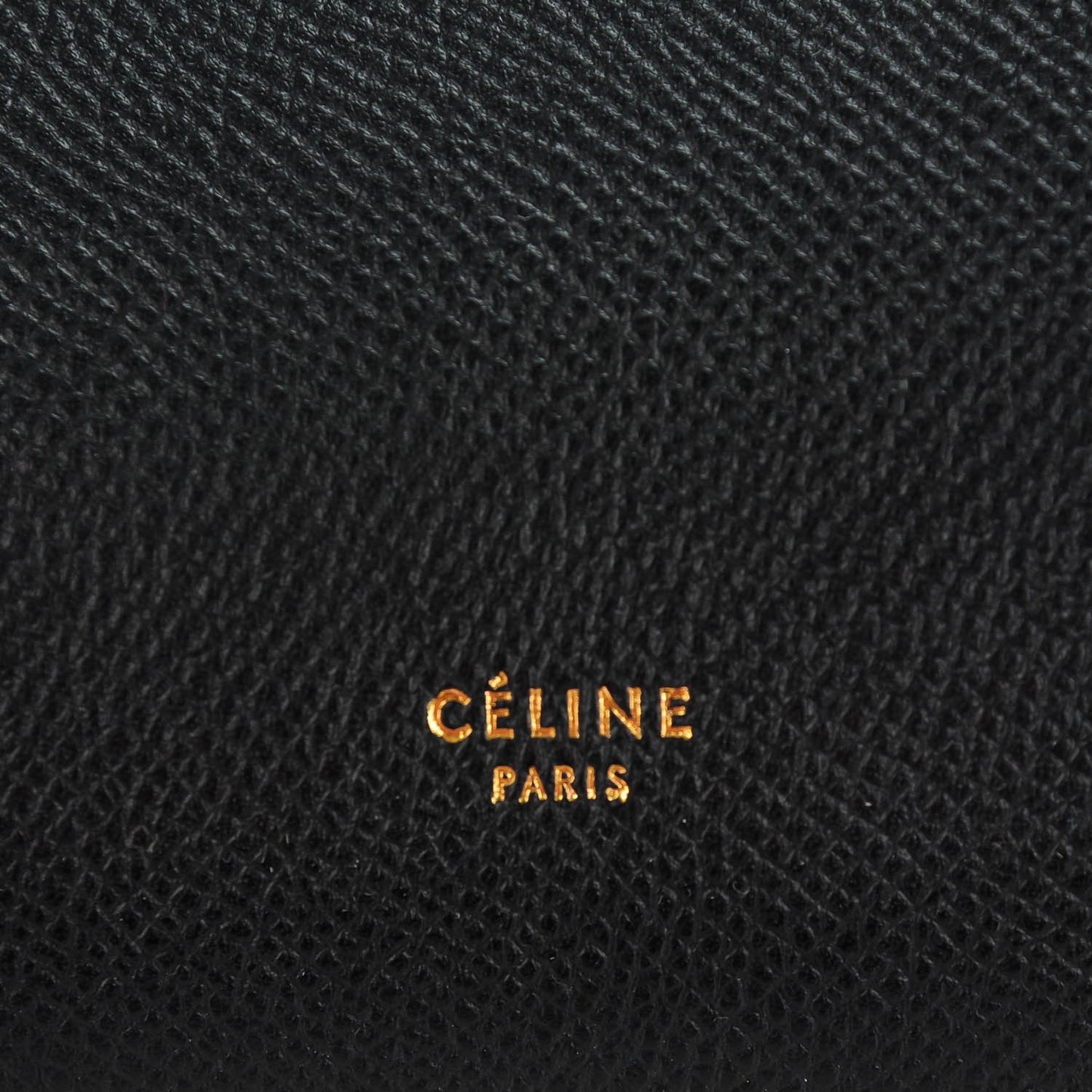 Baby Grained Calfskin Mini Belt Bag Black