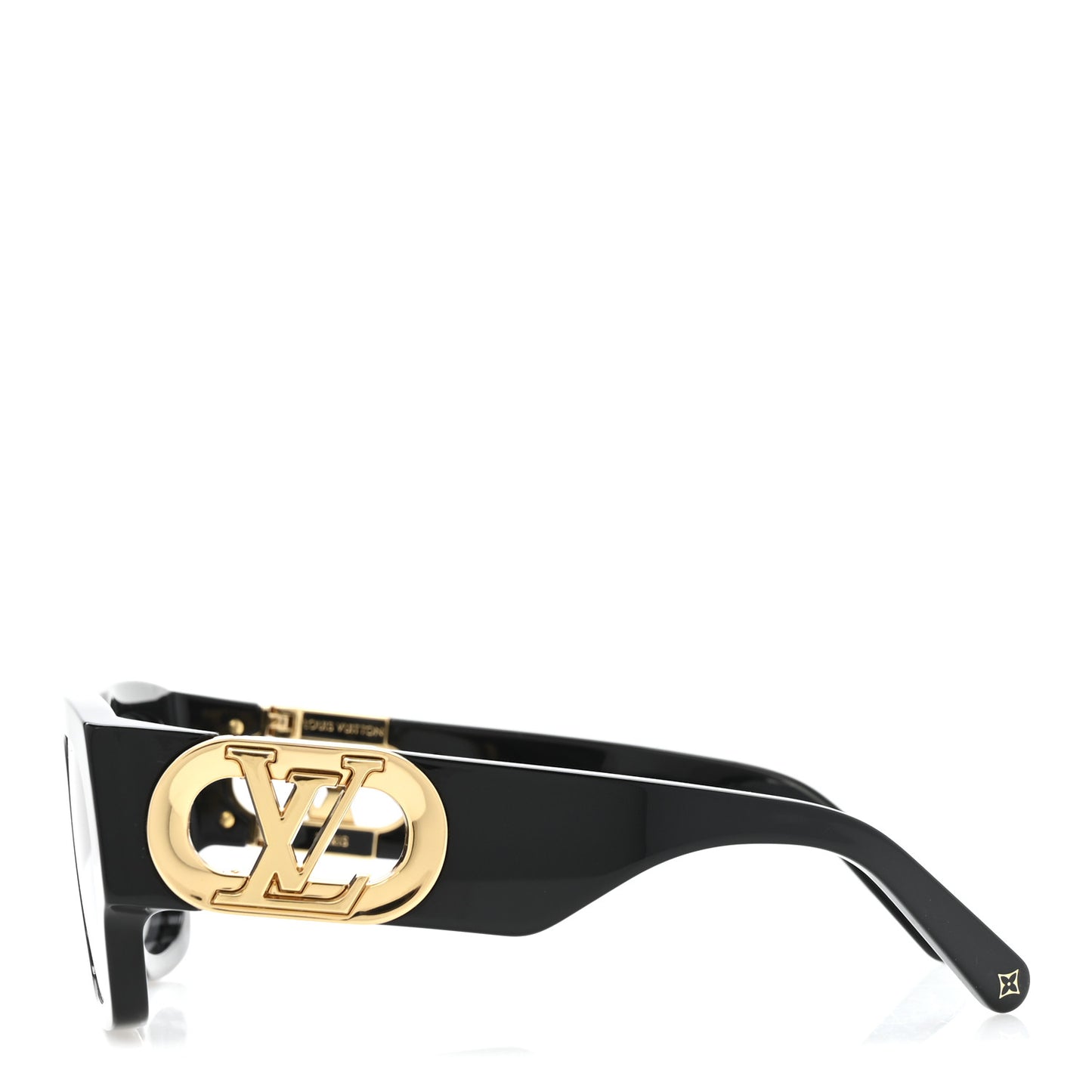 Acetate LV Link Square Sunglasses Z1478W Black