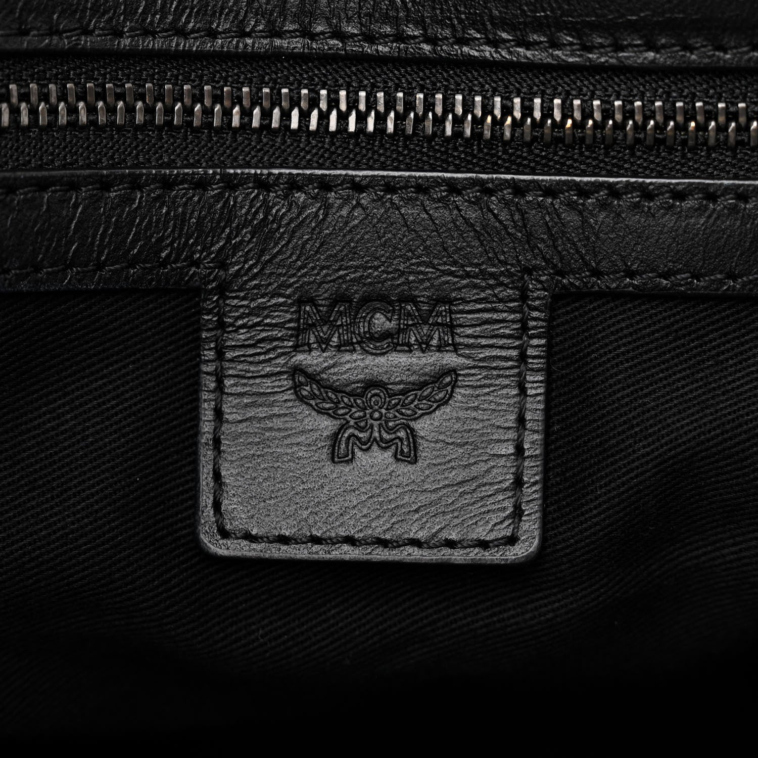 MCM Visetos Spektrum Medium Anya Shopper Tote Black 6 of 12