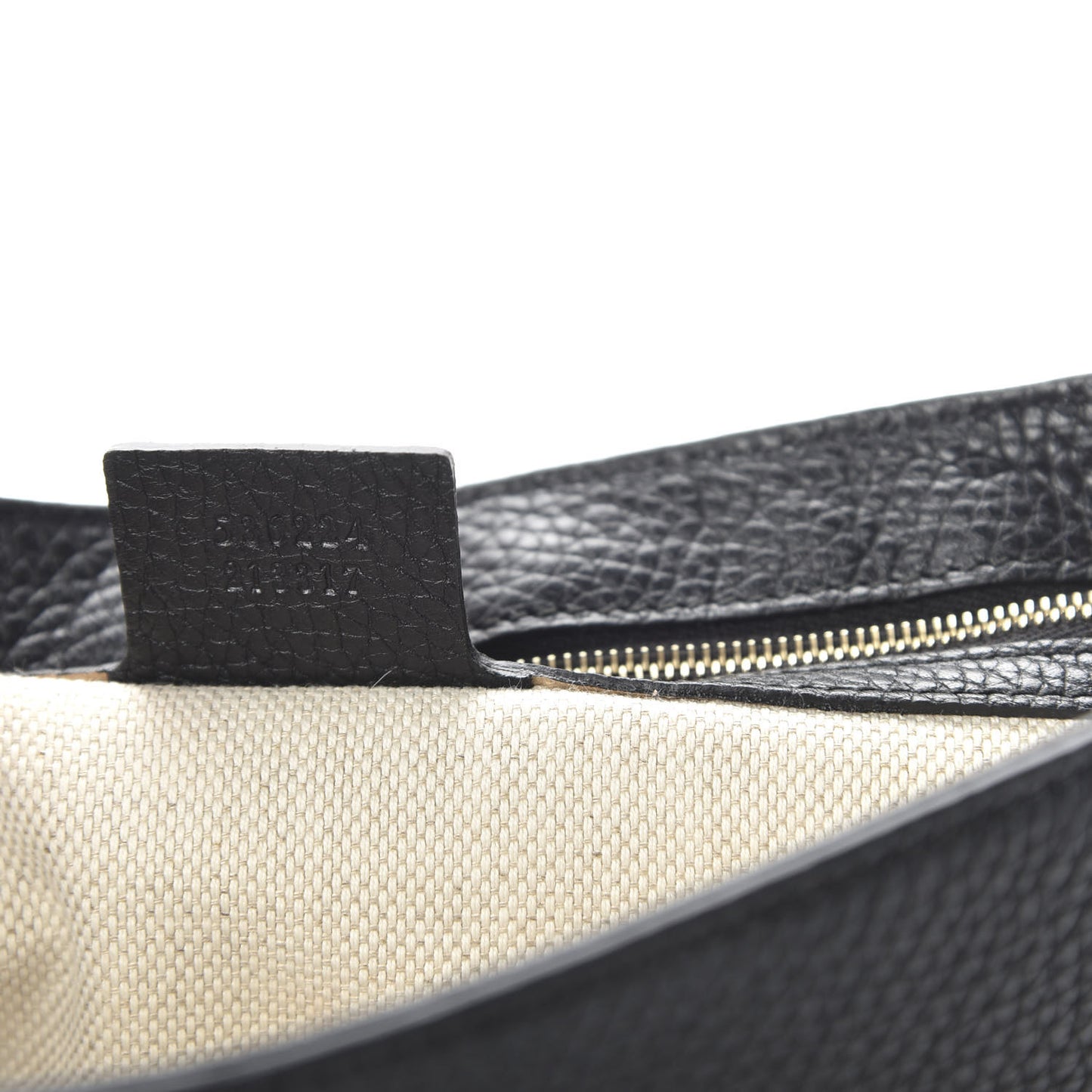 Pebbled Calfskin Medium Soho Flap Crossbody Black