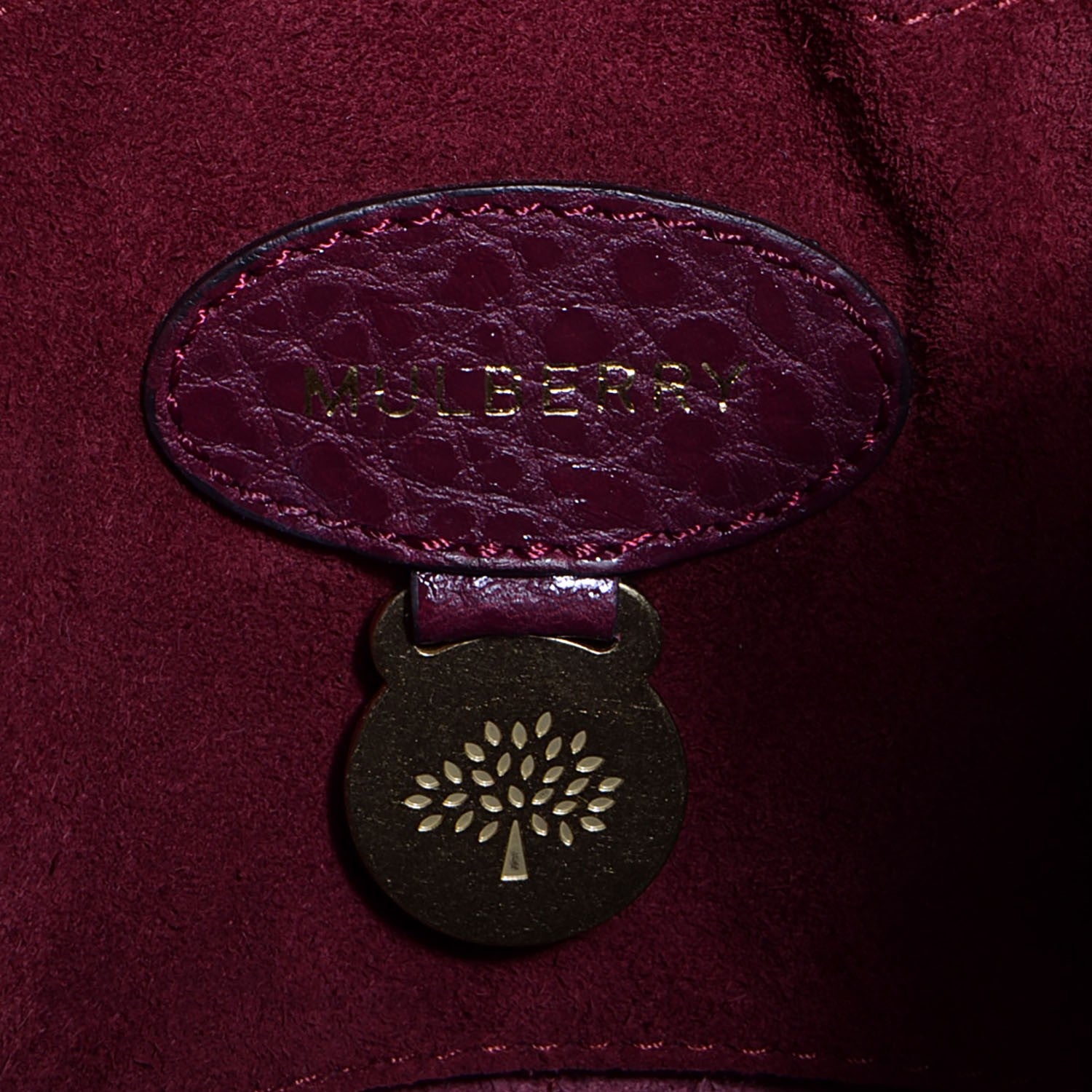 Mulberry Shiny Grain Small Bayswater Conker 8 of 11