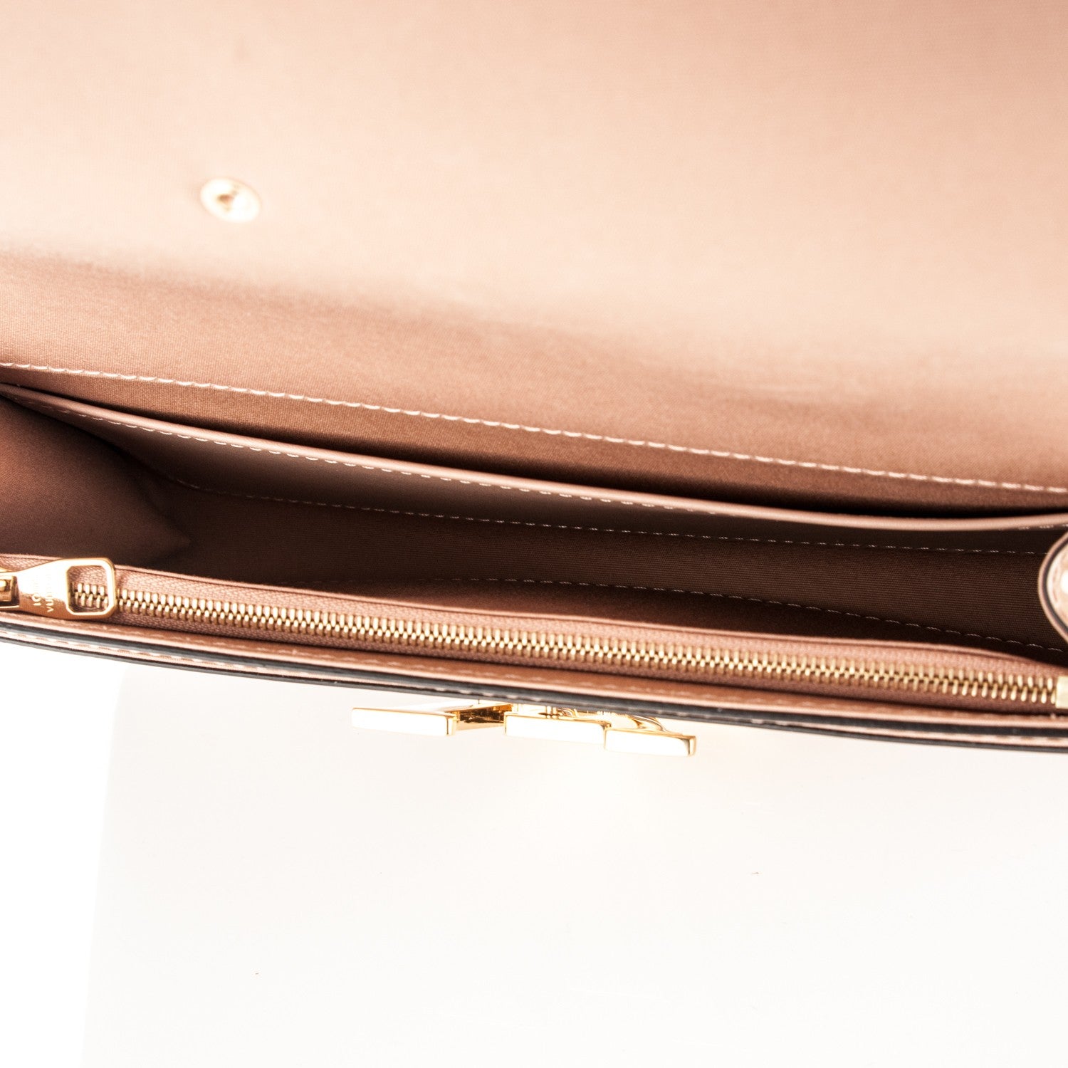 Louis Vuitton Patent Louise Clutch Nude 5 of 6