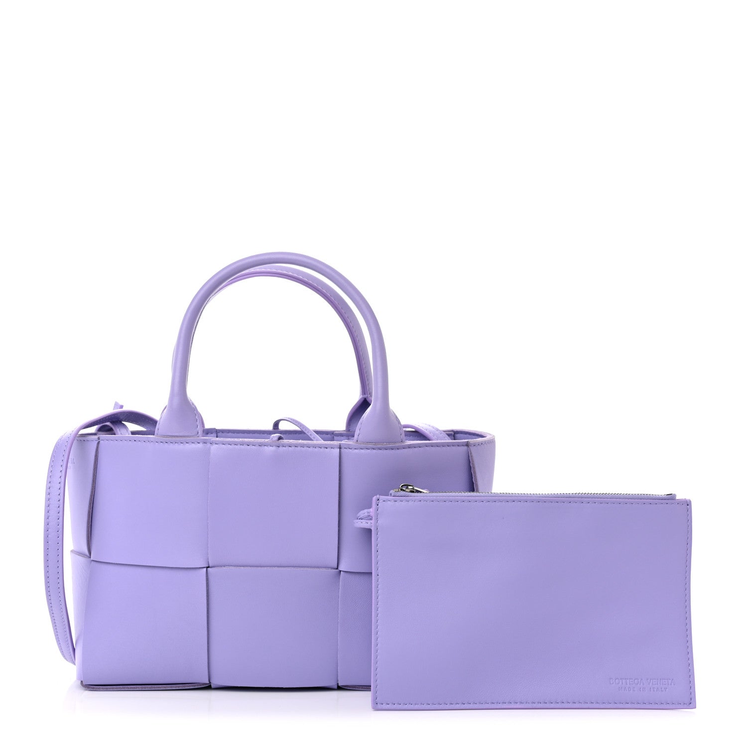 Bottega Veneta Nappa Maxi Intreccio Mini Arco Tote Wisteria 1 of 10
