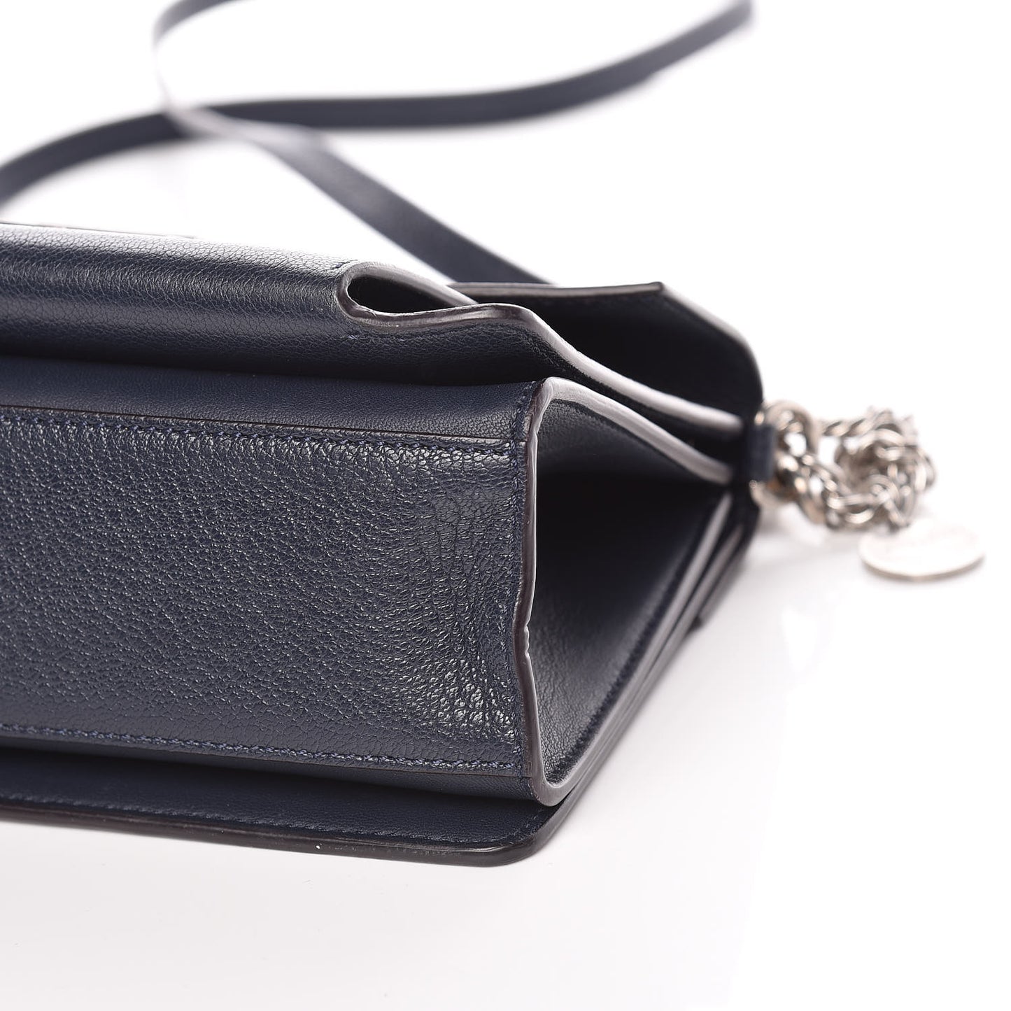Goatskin Small GV3 Shoulder Bag Dark Blue