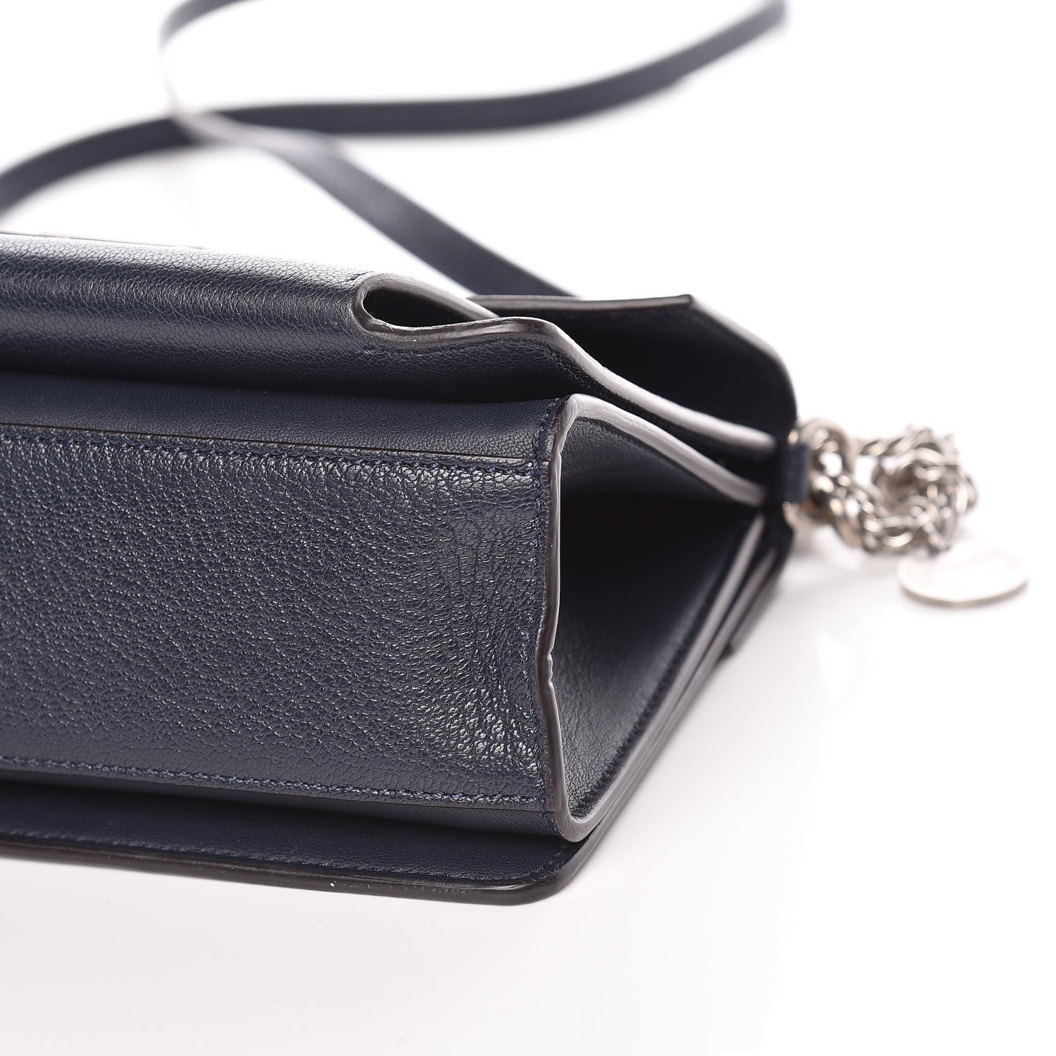 Givenchy Goatskin Small GV3 Shoulder Bag Dark Blue 6 of 9